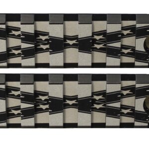 Engraved 2-Pack Keymod Mini Rails – Confederate Flag