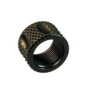 1/2×28 Knurled Fluted Pistol Length Thread Protector