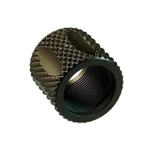 13.5MM X 1 Knurled Fluted Pistol Length Thread Protector