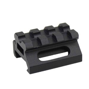 Super Slim Picatinny Riser Mount, 0.5″ Height, 3 Slot
