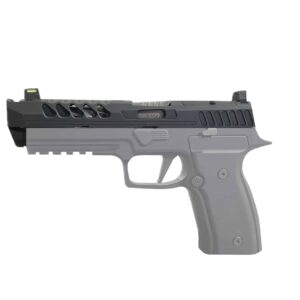Assembled & Complete Full-Size KMT Ballistic Diffusion/Emission (B.D.E.) Compensated Slide For Sig Sauer P320