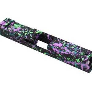 Splatter Cerakoted Slide For Glock 17, 19, 21, 26, 40, 43