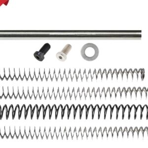 Captured Stainless Steel Guide Rod for Glock 17 (Gen 1–5) – With Variable Power Spring Options