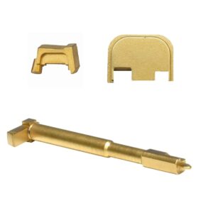 Titanium Nitride (TiN) Coated Upper Parts Set For Glock Builds – Gen 5 9MM