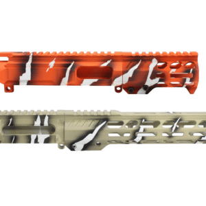 Tiger Striped Cerakote AR-15 or AR-308 Upper Receiver & Rail Combo (Buyer’s Choice Of Color & Model)